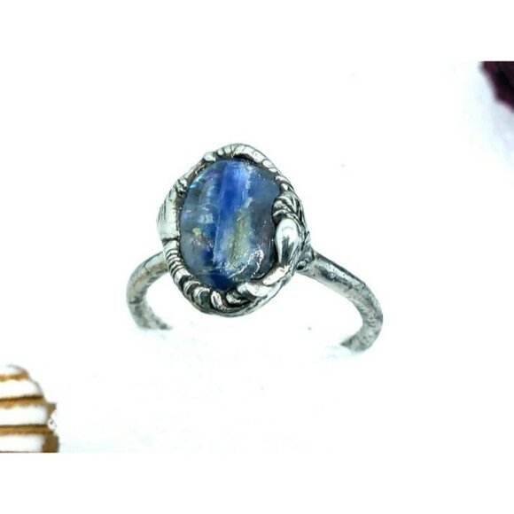 Kyanite crystal ring Size 7 - Picture 6 of 11